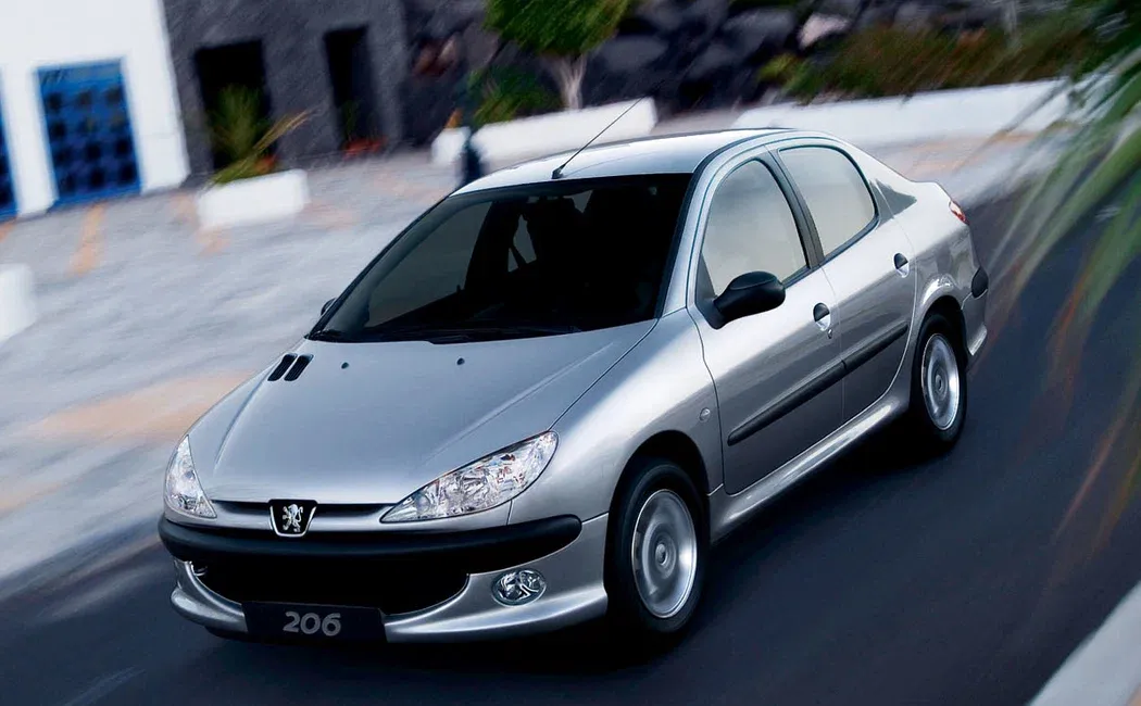 Логотип Peugeot 206 Седан 4 дв. 1 поколение